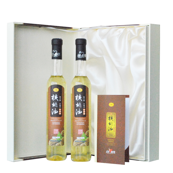 鈺满堂核桃油375mL双支装精品礼盒