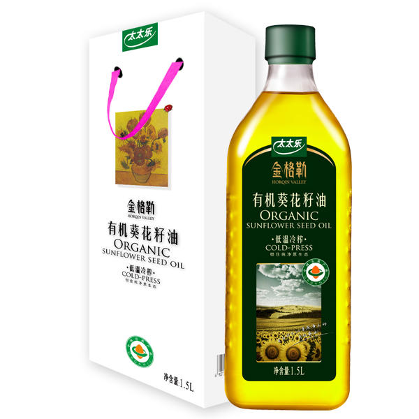 太太乐金格勒有机葵花籽油1.5L