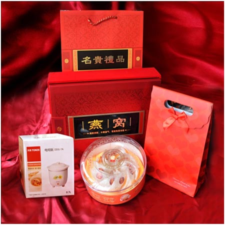 燕窝皇精选3A级天然白宫燕盏